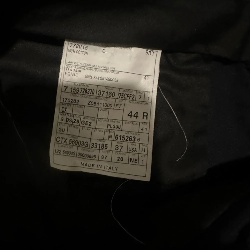 Gucci men black dress pants size 28